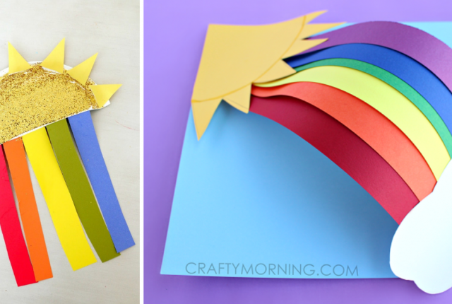 17 Bright Rainbow Crafts For Kids To Bring Color To Their World
