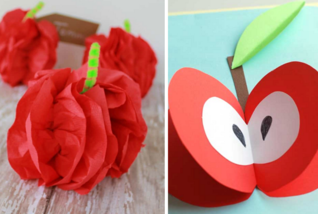 18 Apple-solutely Sweet Apple Crafts For Kids To Make